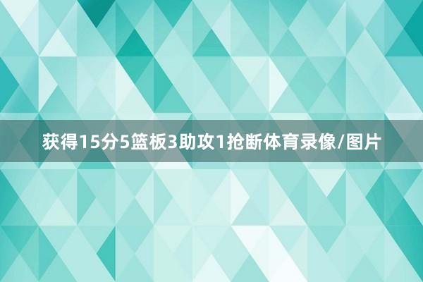 获得15分5篮板3助攻1抢断体育录像/图片