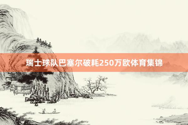 瑞士球队巴塞尔破耗250万欧体育集锦